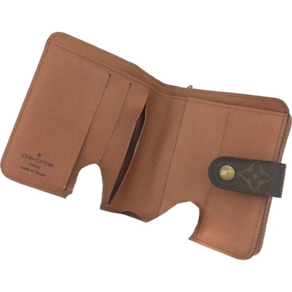 615148T Louis Vuitton Wallet Compact Zip Brown Monogram - Picture 5 of 9